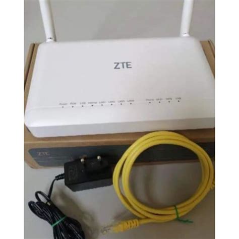 Jual ONT GPON ZTE F670L DUAL BAND 5G UNIT ORIGINAL ADAPTOR ORIGINAL