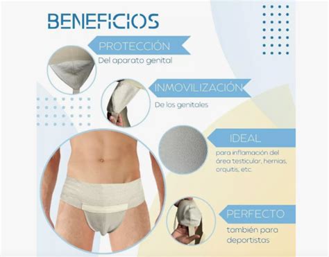 Calzón suspensorio post operatorio para hombre nude