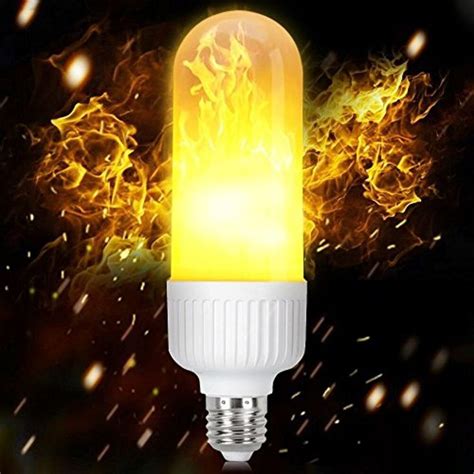 LED Flame Effect Light Bulb, E26 LED Flickering Flame Light Bulbs ...