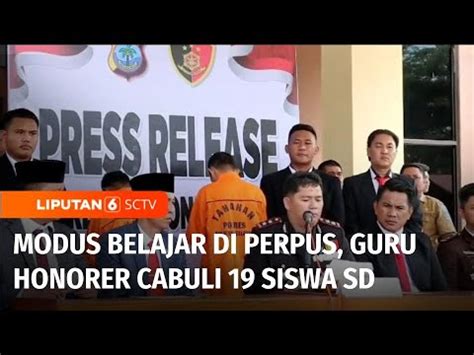 Miris Guru Honorer Cabuli 19 Siswa SD Aksi Dilakukan Selama 5 Tahun