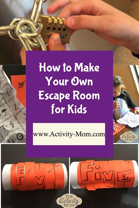 Make Your Own Escape Room Challenge For Kids Free Printable The