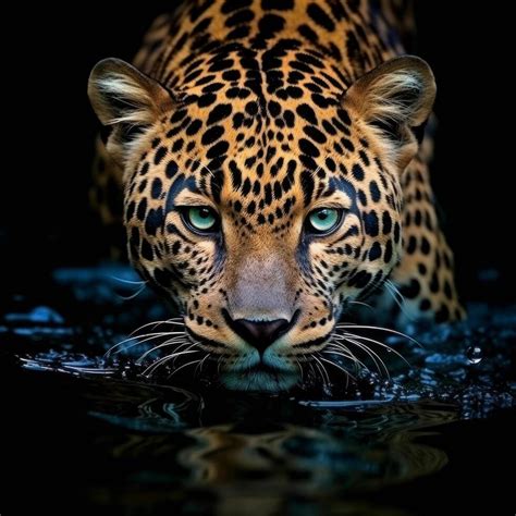 Wild leopard animal. Illustration 23701963 Stock Photo at Vecteezy