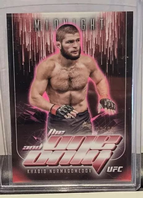 Topps Midnight Ufc Khabib Nurmagomedov The One And Only Twilight