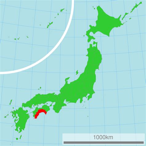 ملفmap Of Japan With Highlight On 39 Kochi Prefecturesvg المعرفة