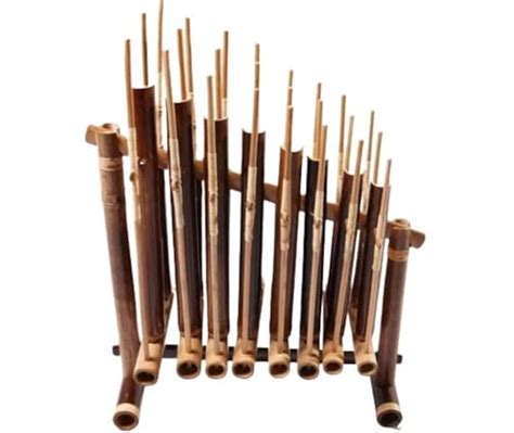 Angklung Bamboo Instrument 1 Octaves Traditional Musical - Etsy