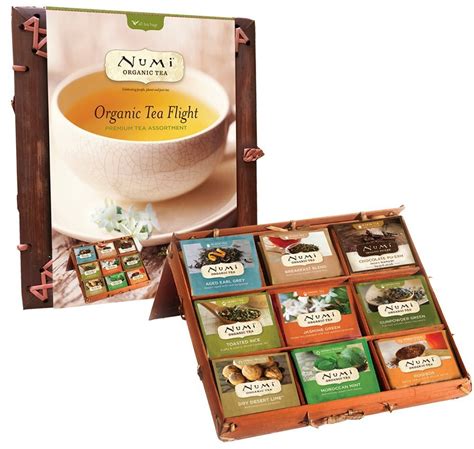 Numi Organic Tea World Of Tea Collection Gift Set Of Assorted Teas In