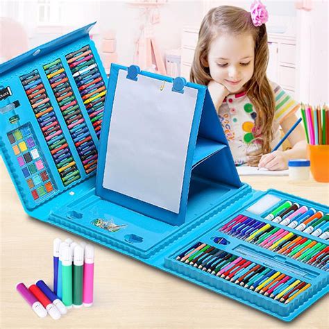 Jual Crayon Set Crayon Mewarnai 208 Pcs And 150 Pcs Warna Pensil