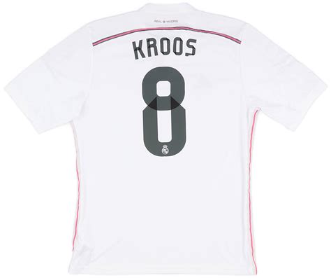 2014 15 Real Madrid Home Shirt Kroos 8 6 10 XL