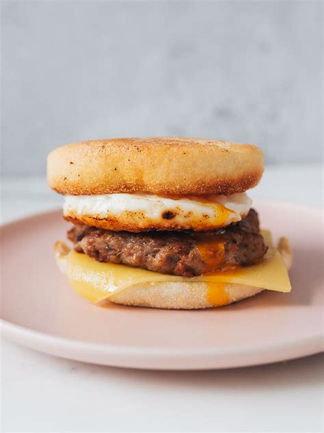 Healthy Sausage Egg Mcmuffin Chloe Ting Recipes