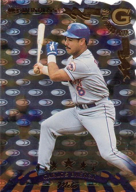 Donruss Press Proofs Gold Carlos Baerga Trading Card Database