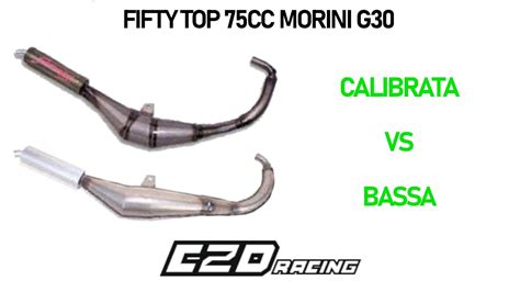 Comparazione Marmitte Simonini Per Fifty Top Bassa VS Calibrata 75