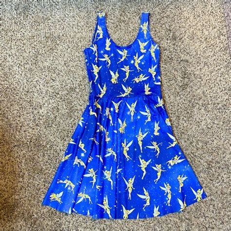 Blackmilk Dresses Blackmilk Disney Tinker Bell Reversible Skater