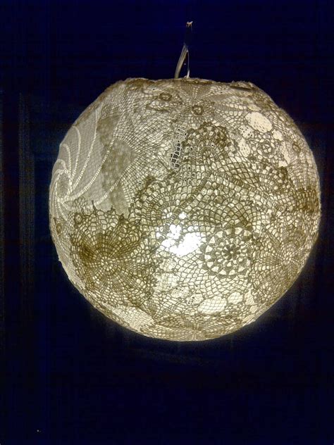 Brick Home Love Diy Hanging Doily Lamp