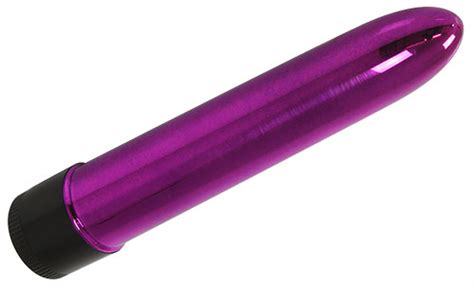 Shiny Metallic Finish Purple Vibrator