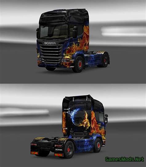 Scania Blue Fire Skin Gamesmods Net Fs Fs Ets Mods 10950 Hot Sex Picture