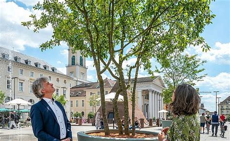 Pflanzkübel und Wasserspiele So rüstet sich Karlsruhe für den Sommer