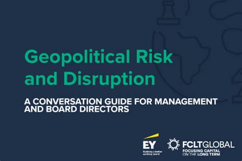 Geopolitical Risk And Disruption A Conversation Guide For Management