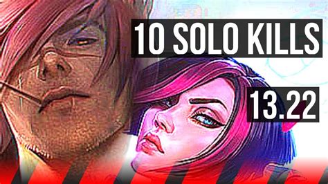 SETT Vs FIORA TOP 10 Solo Kills Dominating KR Master 13 22