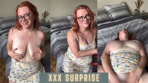 Redhead BBW Milf Big Boobs Laura Leslie Opens Surprise Bag And Fucks Fat Pussy With New Toys