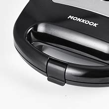 MONXOOK Electric Panini Press 750W Sandwich Press Non Stick Coated