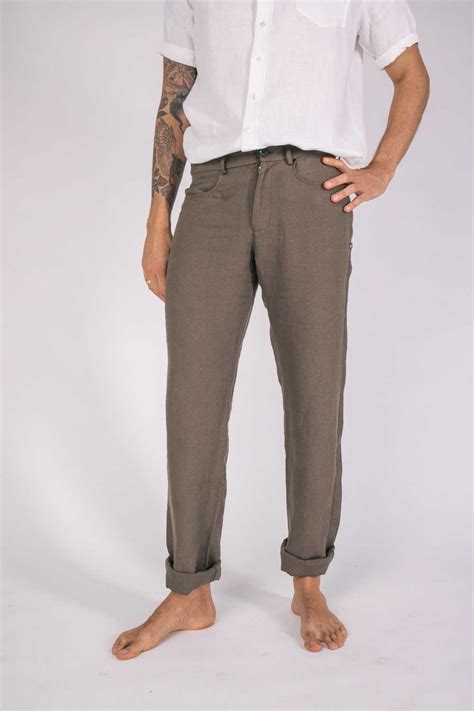 Pantalon En Lin Pour Homme Aatise