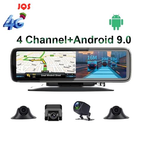 Android Dashboard Car Dvr Gravador De V Deo C Mera Do Espelho