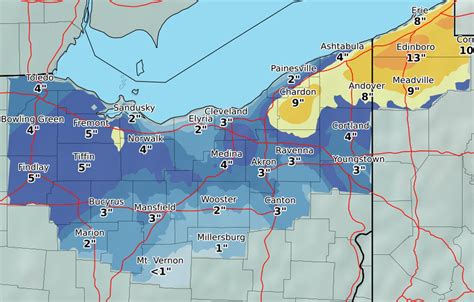 Northeast Ohios First Winter Storm Snow Fall Commute Updates