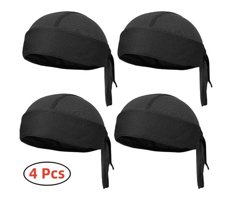 Pcs Sweat Wicking Doo Rag Cooling Dew Rag Helmet Liner Hat Large