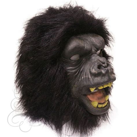 Deluxe Latex Realistic Animal Gorilla Mask Ape For Cosplay Halloween