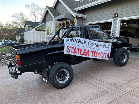 Lifted 1985 Toyota Pickup 4x4 Looks Like Marty McFly's Truck, Bidding ...