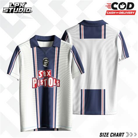 Jual Jersey Retro Jersey Bola Jersey Band Sex Pistol Free Name Set Shopee Indonesia