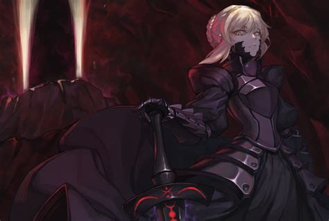 Download Saber Alter Anime Fategrand Order 4k Ultra Hd Wallpaper By 훠킹