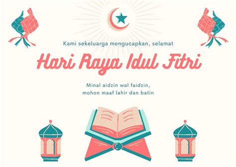 Halaman 2 Contoh Kartu Ucapan Idul Fitri Lebaran 2023 Canva