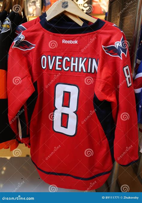 Jersey Di Alexander Ovechkin Washington Capitals Reebok Su Esposizione