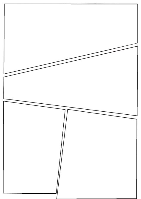 5 Best Images Of Printable Blank Comic Book Pages Free Printable