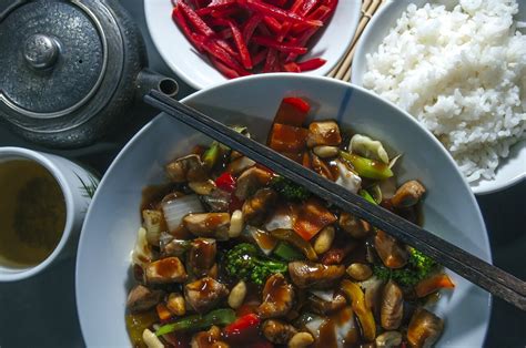 Receta de pollo Gong Bao o Kung Pao Carnicería Ángel