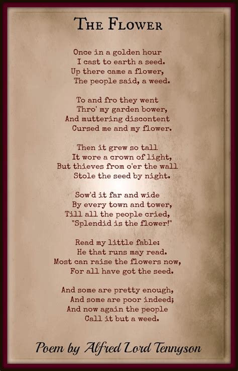 Alfred Lord Tennyson Poems | Classic Famous Poetry