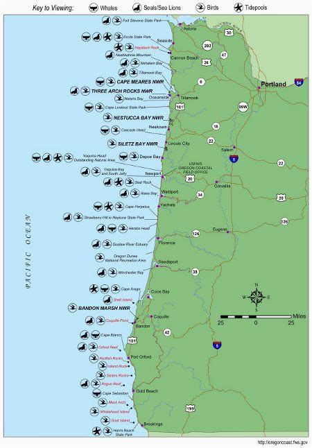 Oregon Coast Map State Parks | secretmuseum