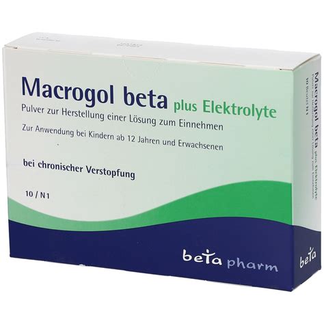 Macrogol Beta Plus Elektrolyte Pulver St Shop Apotheke