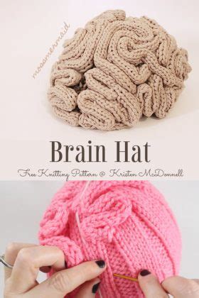 Brain Hat Free Knitting Pattern - Knitting Pattern