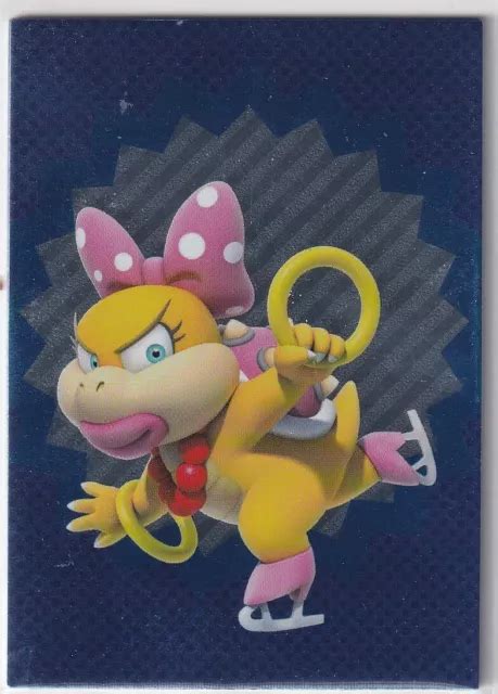 Panini Super Mario Trading Carte Mappa No Sport Card Wendy Eur