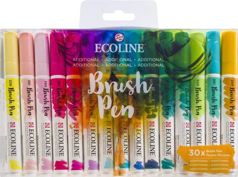 Talens Ecoline 5 Brush Pens Beige Pink Amazon Fr Cuisine Et Maison