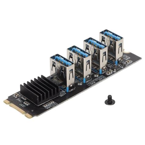 Fdit Carte De Montage M 2 NVME Vers PCIE Carte Riser M 2 NVME Vers PCIE