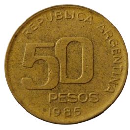 Argentina Pesos Anivers Rio Banco Central