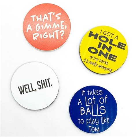 Funny Personalized Golf Ball Markers Magnet Version Now - Etsy