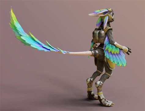 Avali Scout 3d Model 2 By Ornibulon On Deviantart