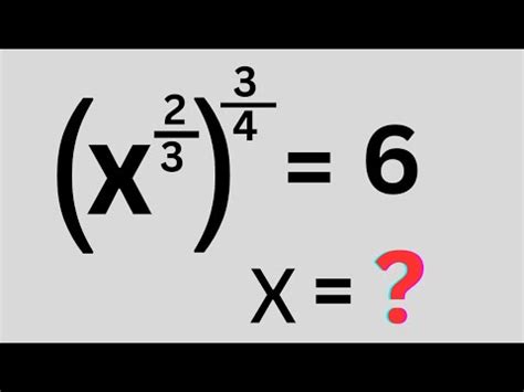 A Nice Exponential Equations A Nice Maths Olympiad Problem Olympiad