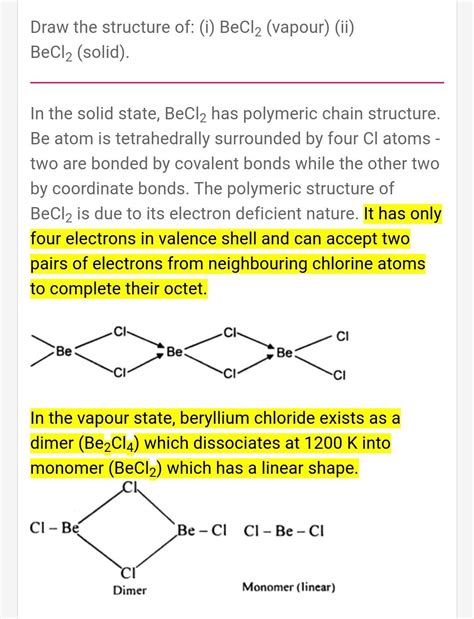 Becl2 Structure