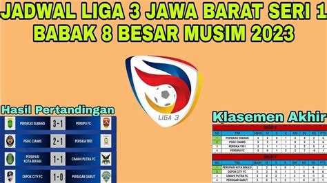 Hasil Liga 3 Jawa Barat Seri 1 2023 Babak 8 Besar Persikas Subang