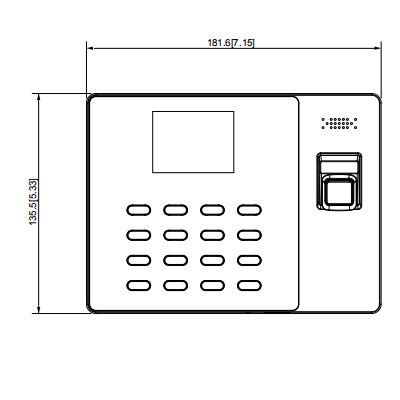 DAHUA ASA1222G Control De Asistencia TCP IP Standalone